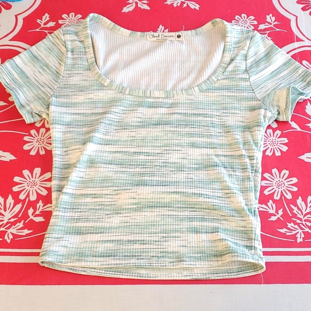 3/$15 Ribbed Cropped top by Cloud Dancer sz s